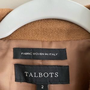 Talbots Camel Coat